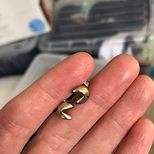 Fortune cookie earrings